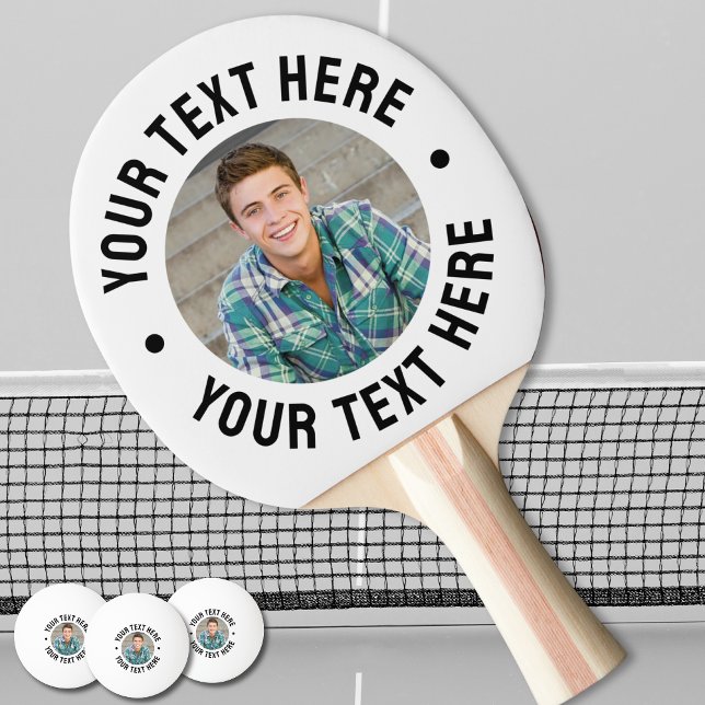 Create Your Own Photo Tischtennis Schläger (Create Your Own Photo Ping Pong Paddle)