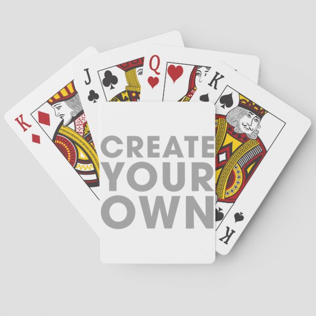 Create Your Own Playing Cards Spielkarten (Rückseite)