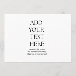 Create Your Own Postcard Dankeskarte