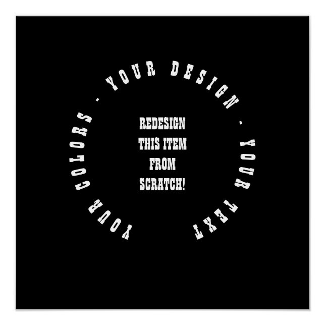 Create Your Own Poster (Vorderseite)