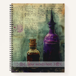 Create Your Own Potion Bottles Apothecary Notizbuch