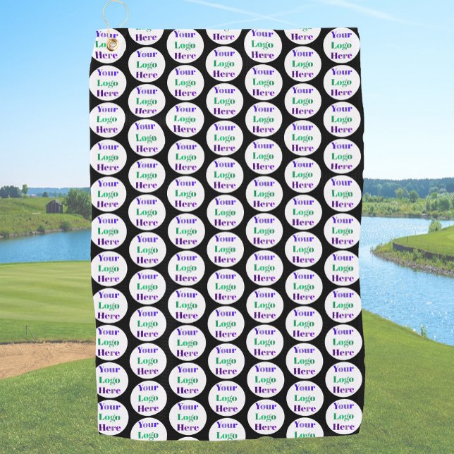 Create Your Own Professional Branded Custom Logo Golfhandtuch (Von Creator hochgeladen)