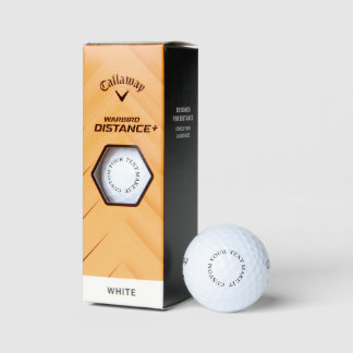 create your own professional Callaway Golf Warbird Golfball