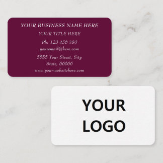 Create Your Own Promotional Business Cards Example Visitenkarte