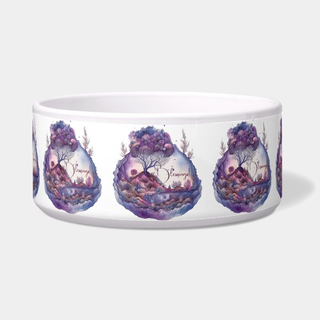 Create Your Own Purple Fantasy Landscape Napf (Vorderseite)