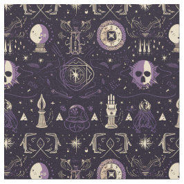 Create Your Own Purple & Gold Magic Symbols Black Stoff