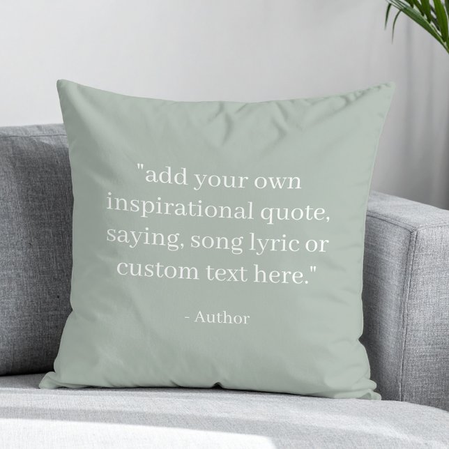 Create Your Own Quote Kissen (Von Creator hochgeladen)
