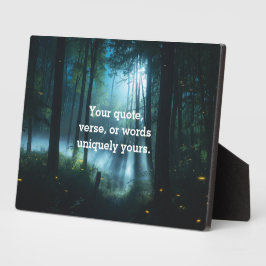 Create Your Own Quote Plaque Fotoplatte