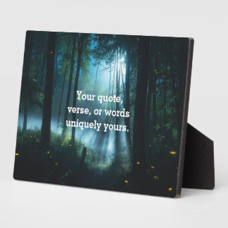 Create Your Own Quote Plaque Fotoplatte