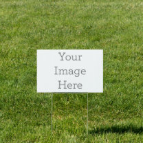 Create Your Own Rechteck 24" x 36" Yard Sign Gartenschild