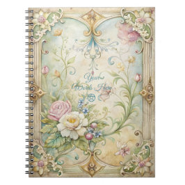 Create Your Own Romantic Victorian Flower Garden Notizblock