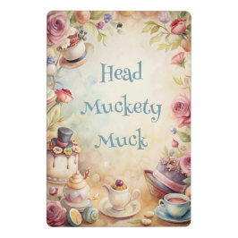 Create Your Own Romantic Whimsical Tea Party Mini Klemmbrett