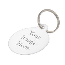 Create Your Own Round Large Pet Tag Haustiermarke