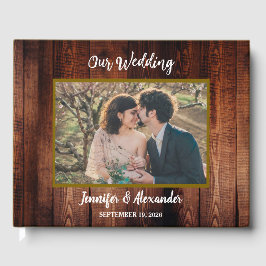 Create your own rustic photo country wedding gästebuch