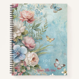 Create Your Own Shabby Chic Butterfly Bouquet Notizbuch