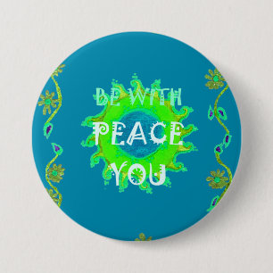 Create Your Own Shalom Peace Be With You Always  Button