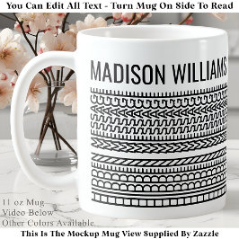 Create Your Own Short Hidden Message & Name 105B Kaffeetasse