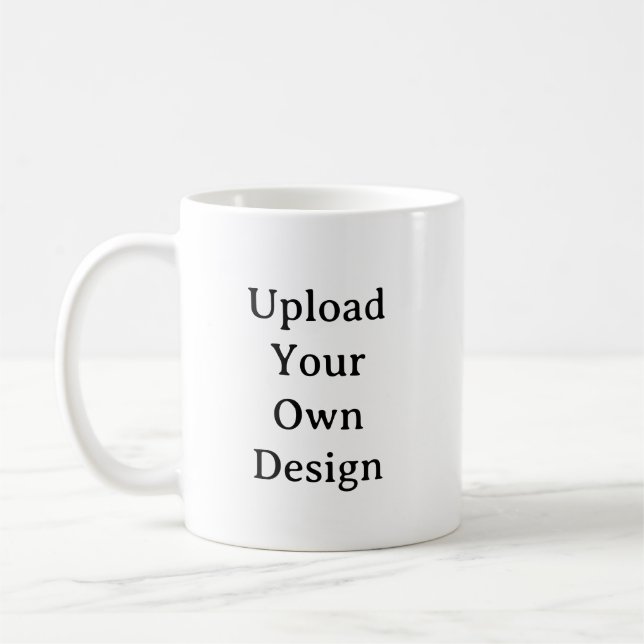 Create Your Own Simple Custom 11oz Kaffeetasse (Links)