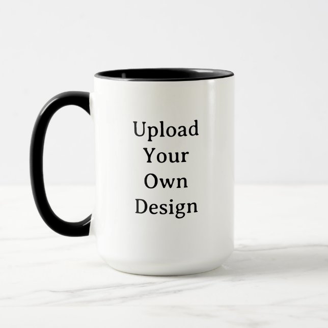 Create Your Own Simple Custom 15 oz Combo Tasse (Links)