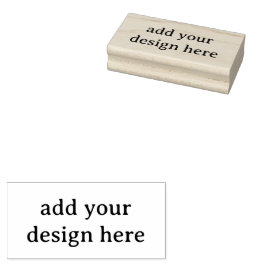 Create Your Own Simple Custom 1.5" x 3" Gummistempel