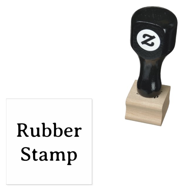Create Your Own Simple Custom 1" x 1" Rubber Gummistempel (Stempel)