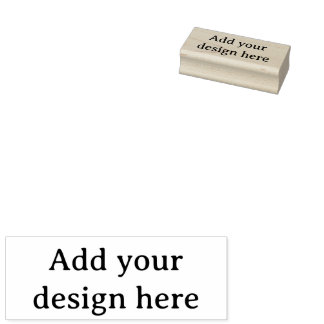 Create Your Own Simple Custom 1" x 2.5" Gummistempel