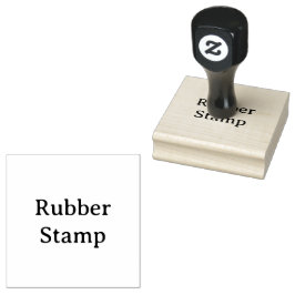 Create Your Own Simple Custom 2.5" x 2.5" Rubber Gummistempel