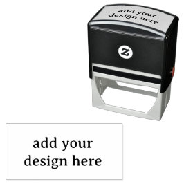 Create Your Own Simple Custom 2.9" x 1.4"  Permastempel