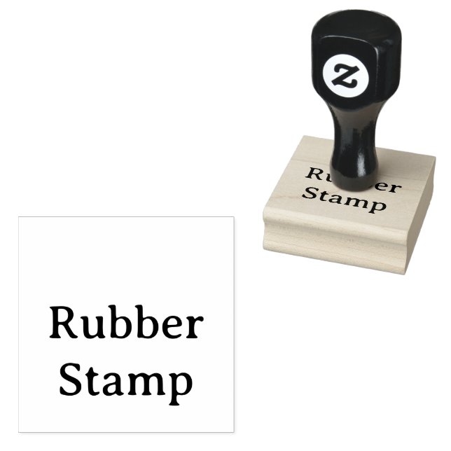 Create Your Own Simple Custom 2" x 2" Gummistempel (Stempel)