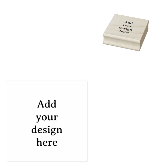 Create Your Own Simple Custom 2" x 2" Gummistempel (Stempel)