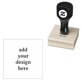 Create Your Own Simple Custom 2" x 2" Rubber Gummistempel