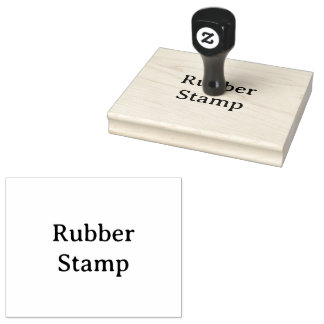 Create Your Own Simple Custom 4" x 5" Rubber Gummistempel