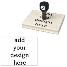 Create Your Own Simple Custom 4" x 5" Rubber Gummistempel