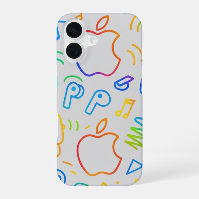 Create Your Own Simple personalized Trending iPhone 16 Hülle (Rückseite)