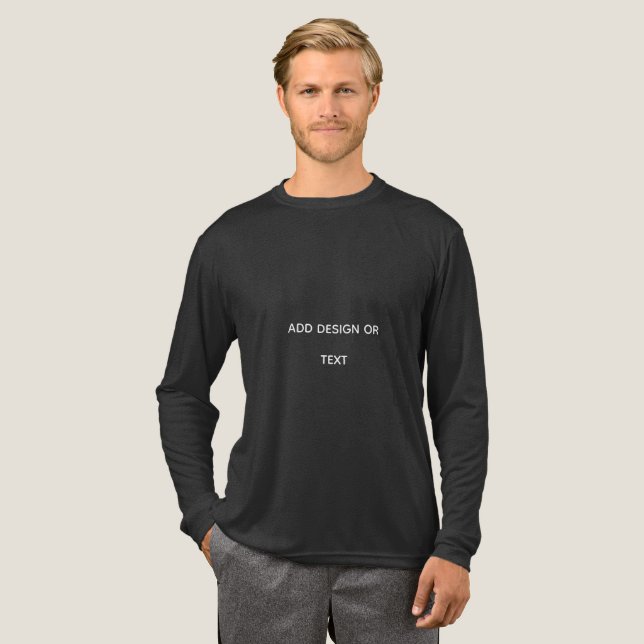 Create Your Own simple Tri-Blend Shirt (Volle Vorderseite)