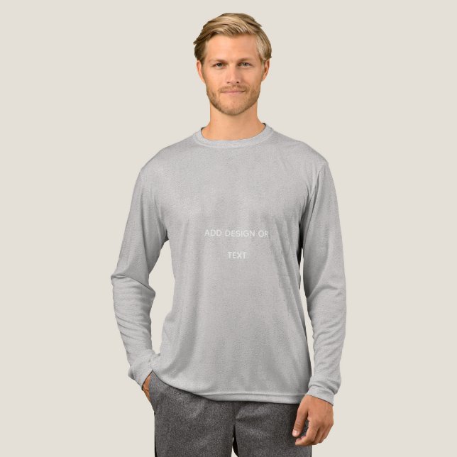 Create Your Own simple Tri-Blend Shirt (Volle Vorderseite)