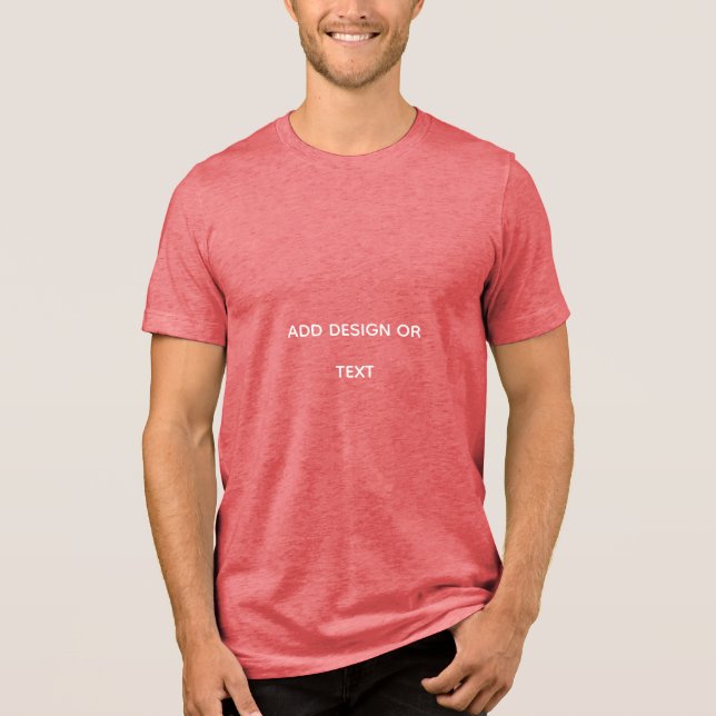 Create Your Own simple Tri-Blend Shirt (Vorderseite)