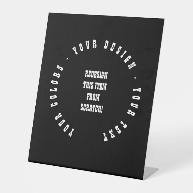 Create Your Own Sockelschild (Vorderseite)