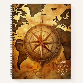 Create Your Own Sojourner Compass Rose Notizbuch