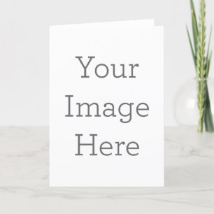 Create Your Own Standard 5"x7" Folded Holiday Card Feiertagskarte