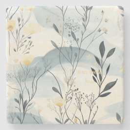 Create Your Own Summer Hills Floral Minimilist Steinuntersetzer