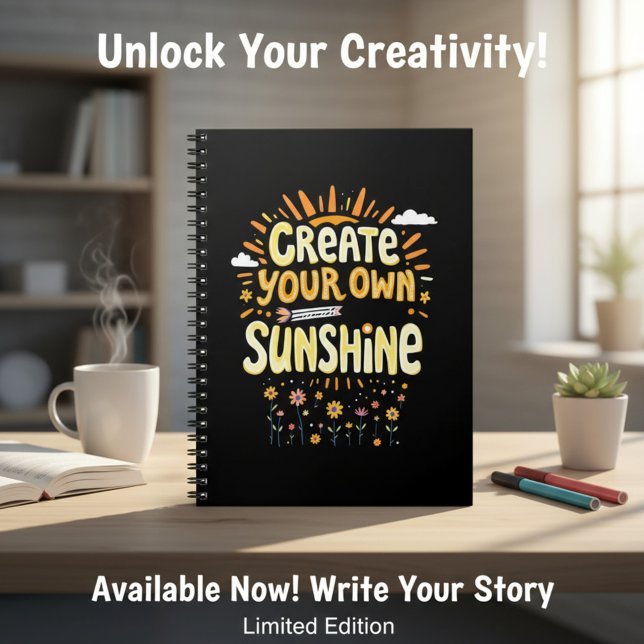 Create Your Own Sunshine Notizblock (Von Creator hochgeladen)