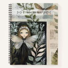 Create Your Own Surreal Butterfly Maiden Botanical Notizbuch