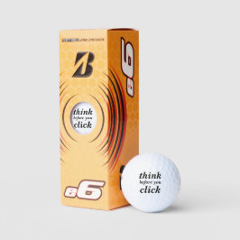 Create Your Own | think before you click | Golfball