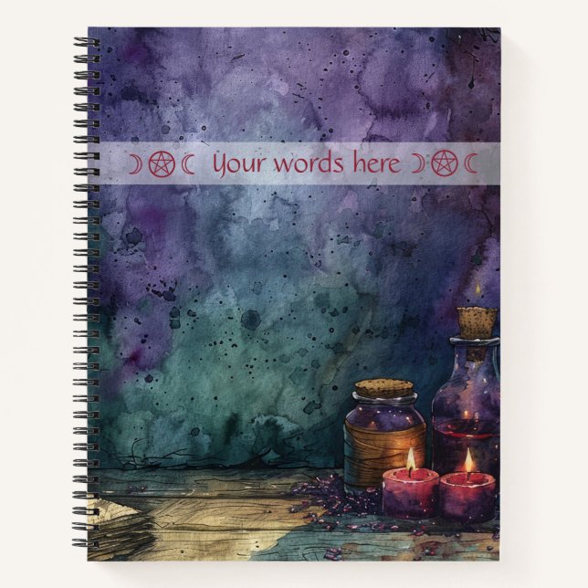 Create Your Own Tinctures Candles Apothecary Notizbuch (Vorderseite)