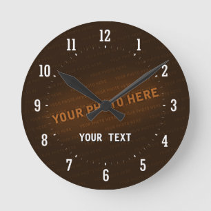 Create Your Own Wall Clock Runde Wanduhr