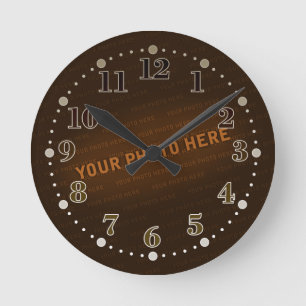 Create Your Own Wall Clock Runde Wanduhr