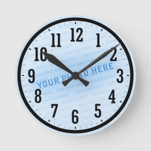 Create Your Own Wall Clock Runde Wanduhr