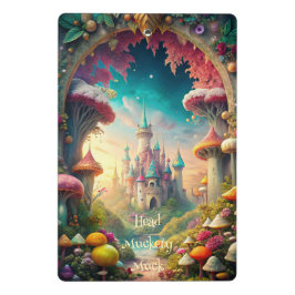 Create Your Own Whimsical Castle Garden Mini Klemmbrett