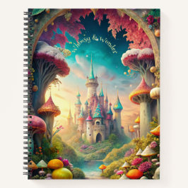 Create Your Own Whimsical Castle Garden Notizbuch